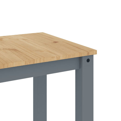 Dining Table Panama Grey 117x60x75 cm Solid Wood Pine