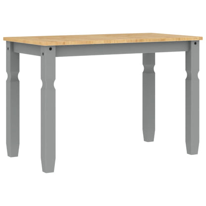 Dining Table Corona Grey 112x60x75 cm Solid Wood Pine