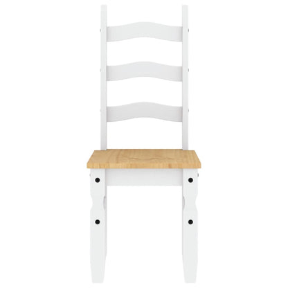 Dining Chairs 2 pcs Corona White 42x47x107 cm Solid Wood Pine