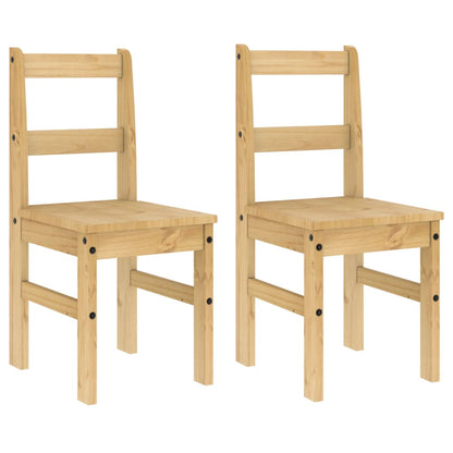 Dining Chairs 2 pcs Panama 40x46x90 cm Solid Wood Pine