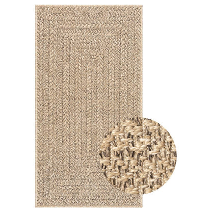 Rug ZIZUR 60x110 cm Jute Look Indoor and Outdoor