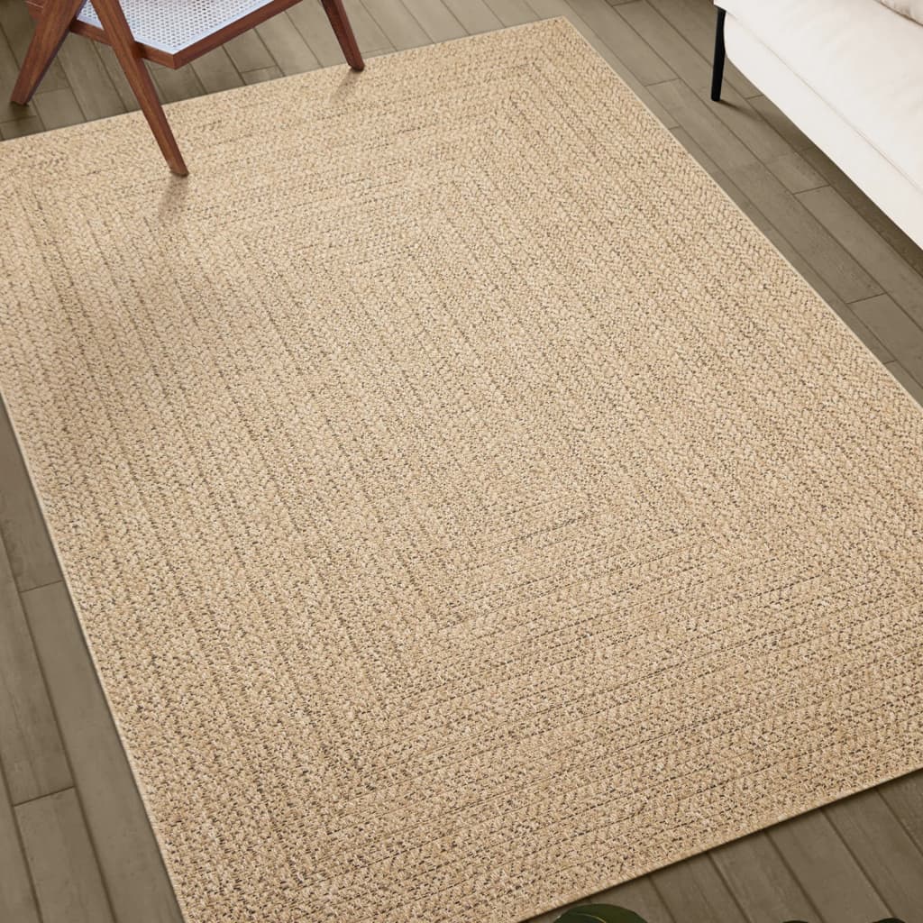 Rug ZIZUR 60x110 cm Jute Look Indoor and Outdoor