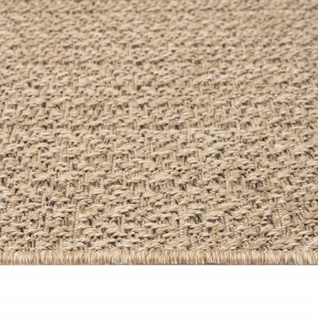 Rug ZIZUR 60x110 cm Jute Look Indoor and Outdoor