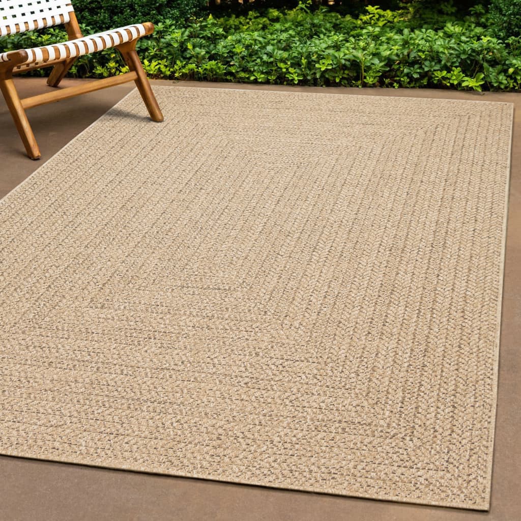 Rug ZIZUR 60x110 cm Jute Look Indoor and Outdoor