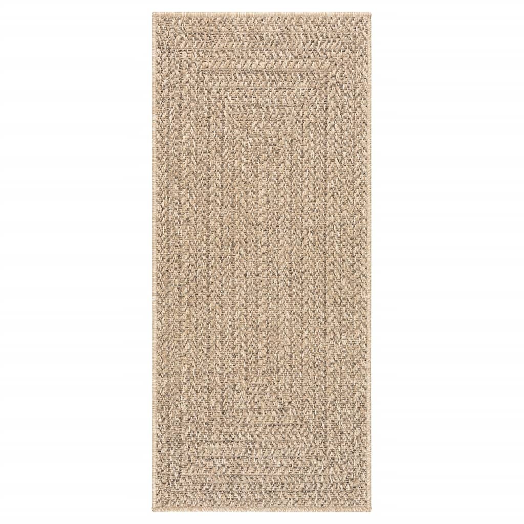 Rug ZIZUR 80x200 cm Jute Look Indoor and Outdoor