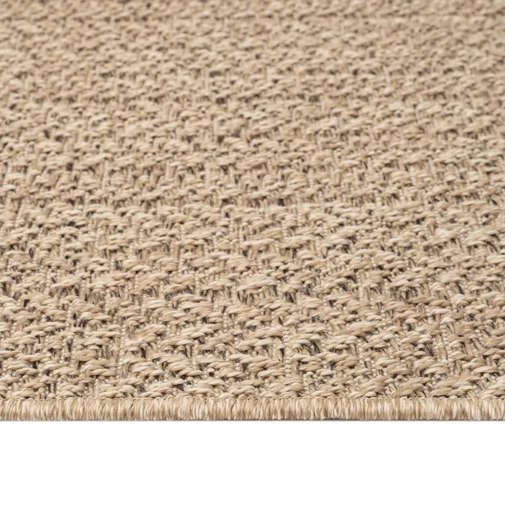 Rug ZIZUR 80x200 cm Jute Look Indoor and Outdoor