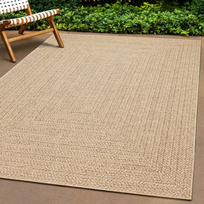 Rug ZIZUR 80x200 cm Jute Look Indoor and Outdoor