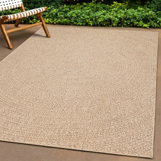 Rug ZIZUR 60x110 cm Jute Look Indoor and Outdoor