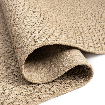 Rug ZIZUR 80x250 cm Jute Look Indoor and Outdoor