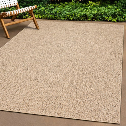 Rug ZIZUR 100x200 cm Jute Look Indoor and Outdoor