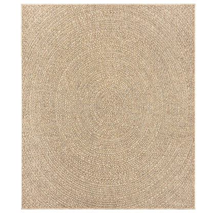 Rug ZIZUR 240x340 cm Jute Look Indoor and Outdoor