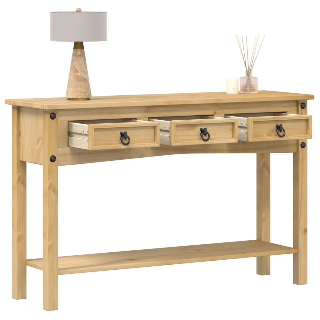 Console Table Corona 114x34.5x73 cm Solid Wood Pine