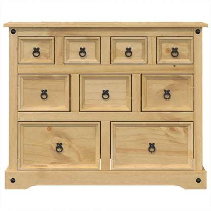 Chest of Drawers Corona 101x45x82 cm Solid Wood Pine