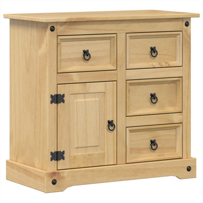 Sideboard Corona 80x40x75 cm Solid Wood Pine