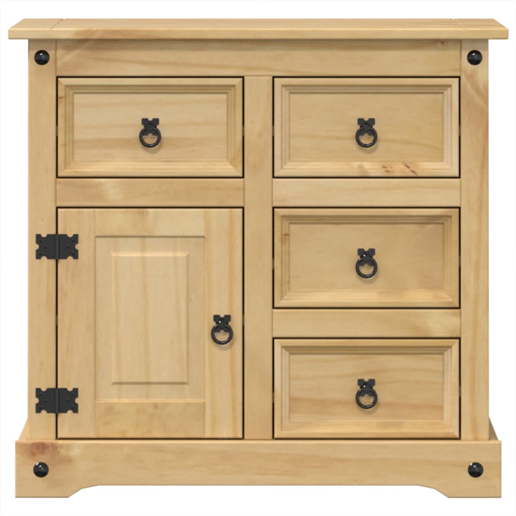 Sideboard Corona 80x40x75 cm Solid Wood Pine