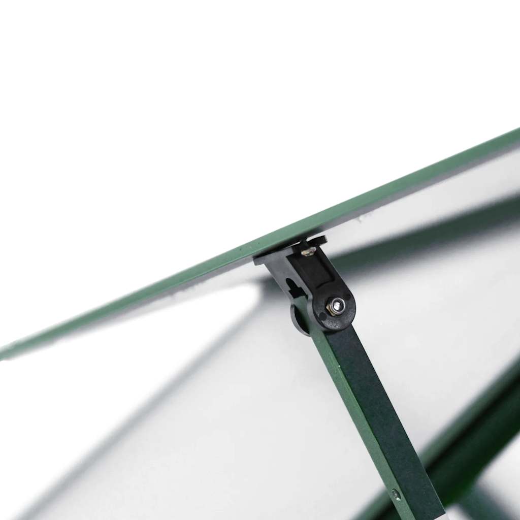 Greenhouse with Base Frame Green 169x58x202 cm Aluminium