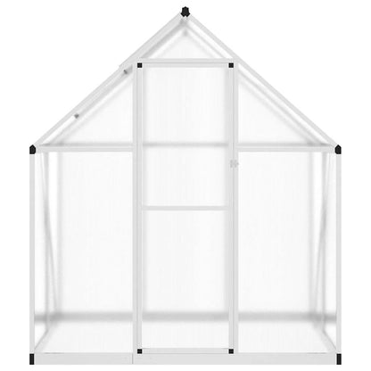 Greenhouse with Base Frame Silver 169x114x195 cm Aluminium