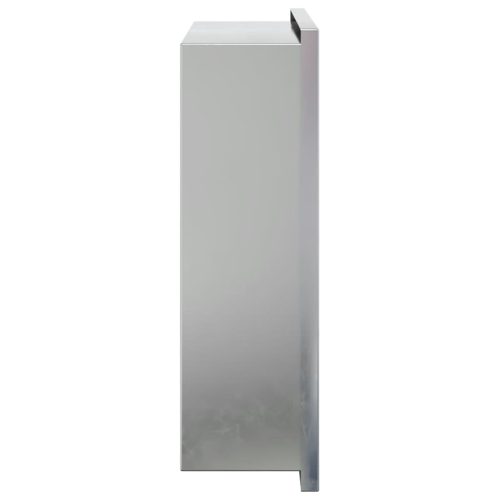 Shower Niche Brushed Silver 32x32x9 cm Stainless Steel