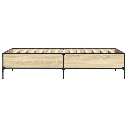 Bed Frame without Mattress Sonoma Oak 90x190 cm Single