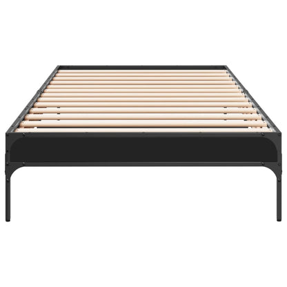 Bed Frame without Mattress Black 90x190 cm Single