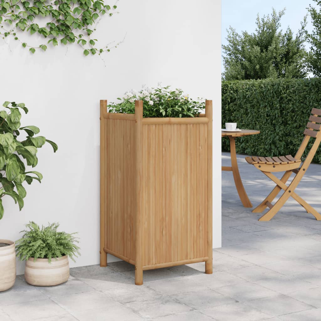 Planter 40x40x80 cm Bamboo