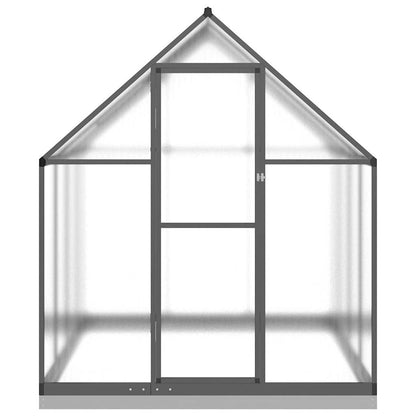 Greenhouse with Base Frame Anthracite 224x169x202 cm Aluminium