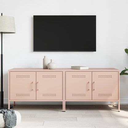 TV Cabinets 2 pcs Pink 68x39x50.5 cm Steel