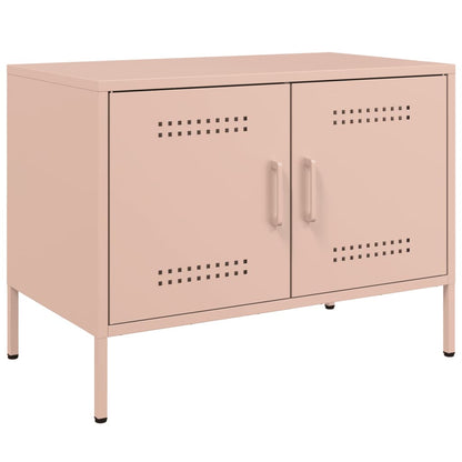 TV Cabinets 2 pcs Pink 68x39x50.5 cm Steel