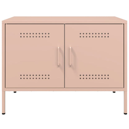 TV Cabinets 2 pcs Pink 68x39x50.5 cm Steel