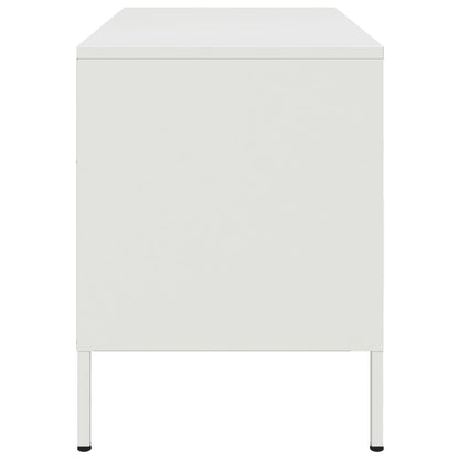 TV Cabinet White 68x39x50.5 cm Steel