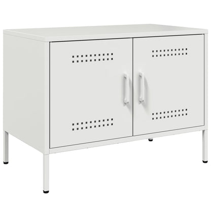 TV Cabinets 2 pcs White 68x39x50.5 cm Steel