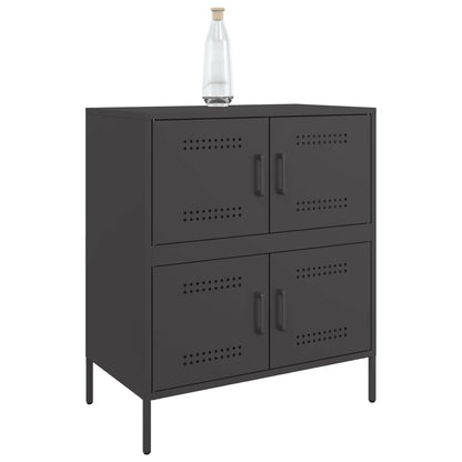 Sideboard Black 68x39x79 cm Steel