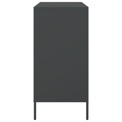 Sideboard Black 68x39x79 cm Steel