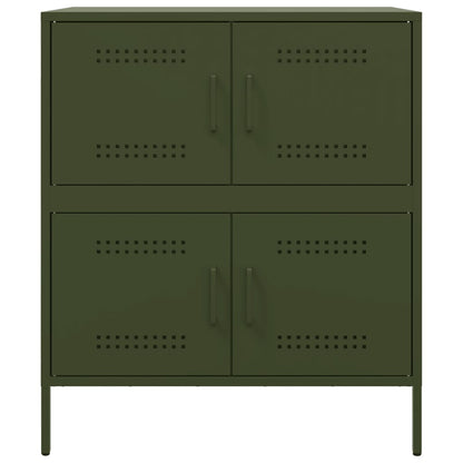 Sideboard Olive Green 68x39x79 cm Steel