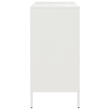 Sideboard White 68x39x79 cm Steel