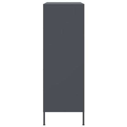 Highboard Anthracite 68x39x113 cm Steel