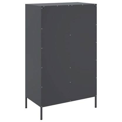 Highboard Anthracite 68x39x113 cm Steel