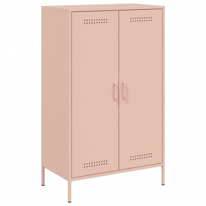 Highboard Pink 68x39x113 cm Steel