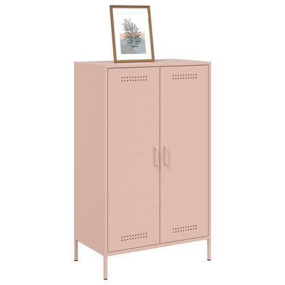 Highboard Pink 68x39x113 cm Steel