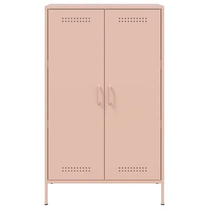 Highboard Pink 68x39x113 cm Steel