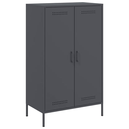 Highboard Anthracite 68x39x113 cm Steel