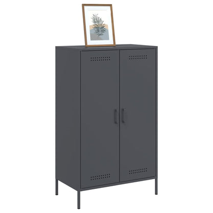 Highboard Anthracite 68x39x113 cm Steel