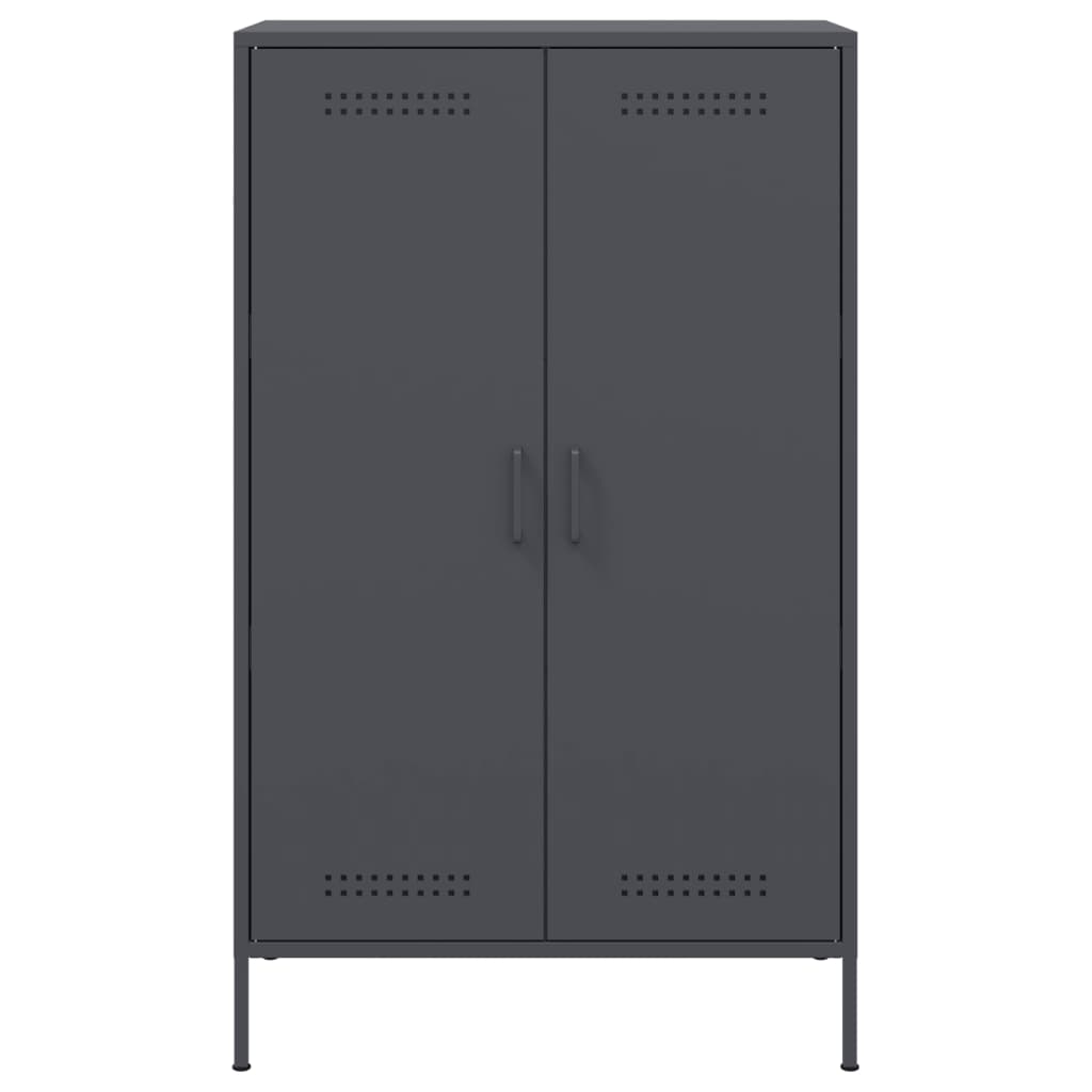 Highboard Anthracite 68x39x113 cm Steel