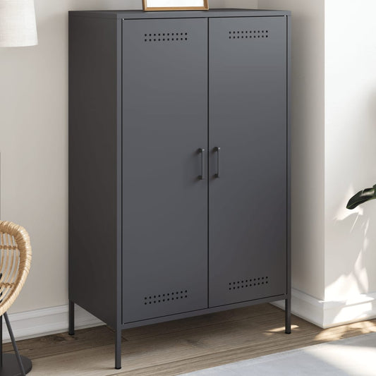 Highboard Anthracite 68x39x113 cm Steel