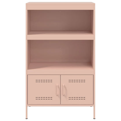 Highboard Pink 68x39x113 cm Steel