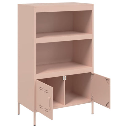 Highboard Pink 68x39x113 cm Steel