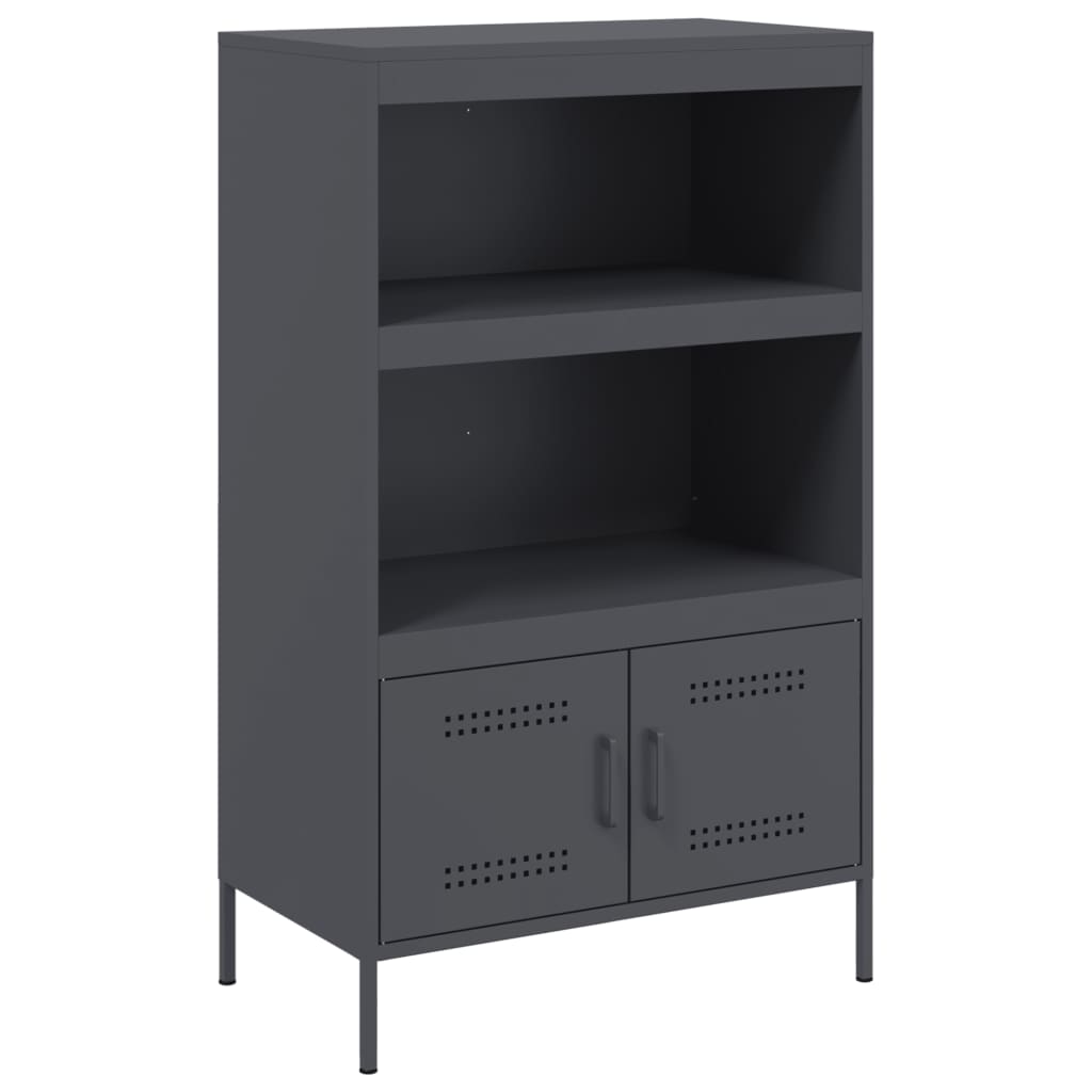 Highboard Anthracite 68x39x113 cm Steel