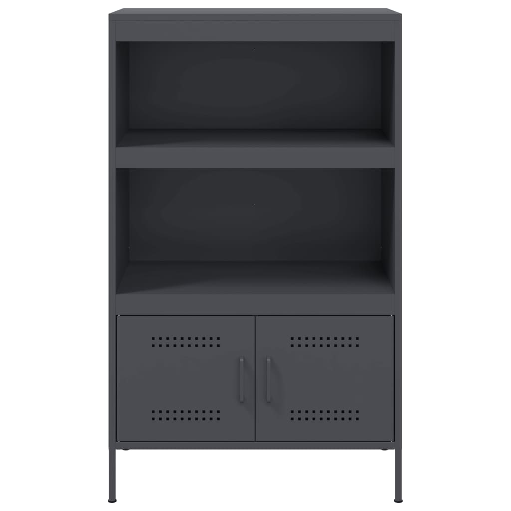 Highboard Anthracite 68x39x113 cm Steel