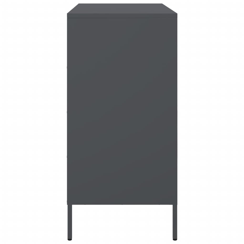 Sideboard Anthracite 68x39x79 cm Steel