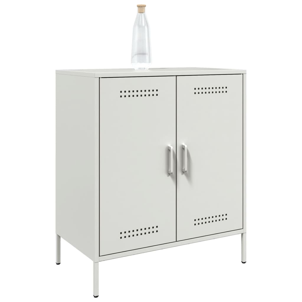 Sideboard White 68x39x79 cm Steel